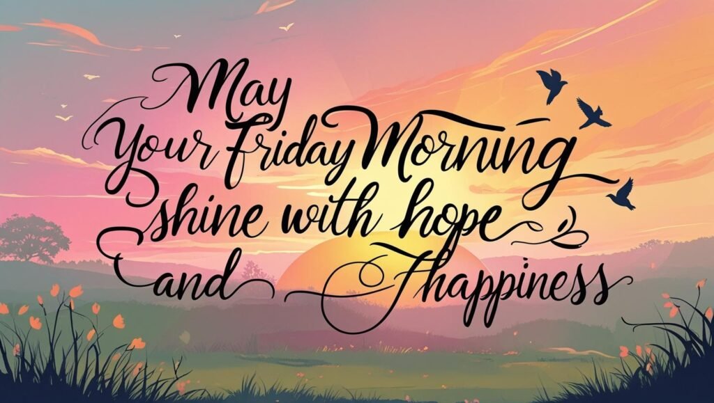Good Morning Friday Blessings