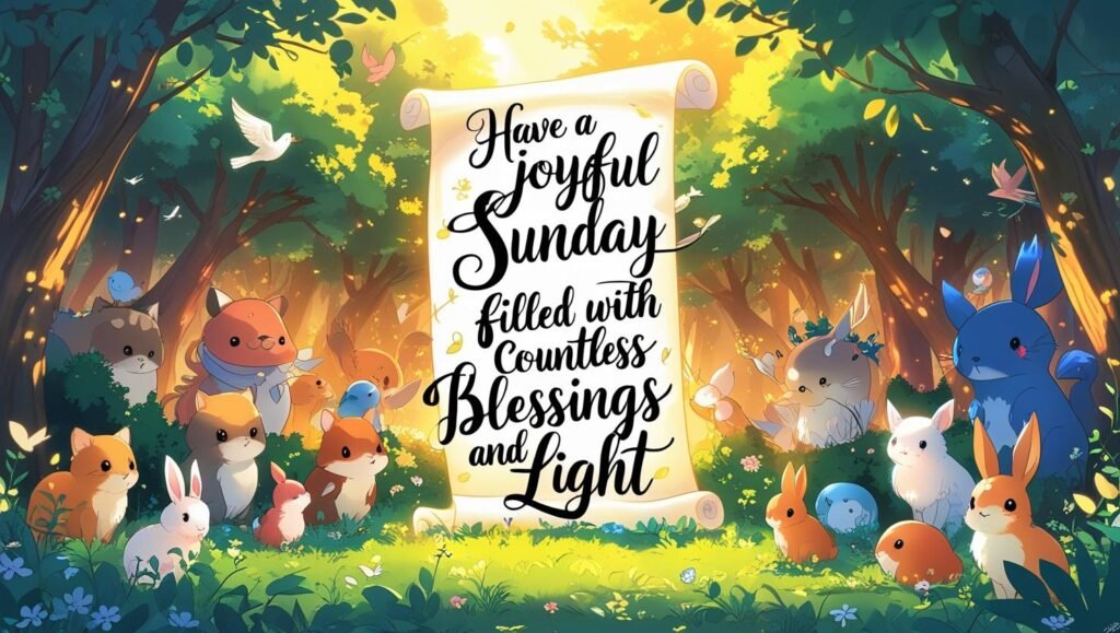 Good Morning Sunday Blessings