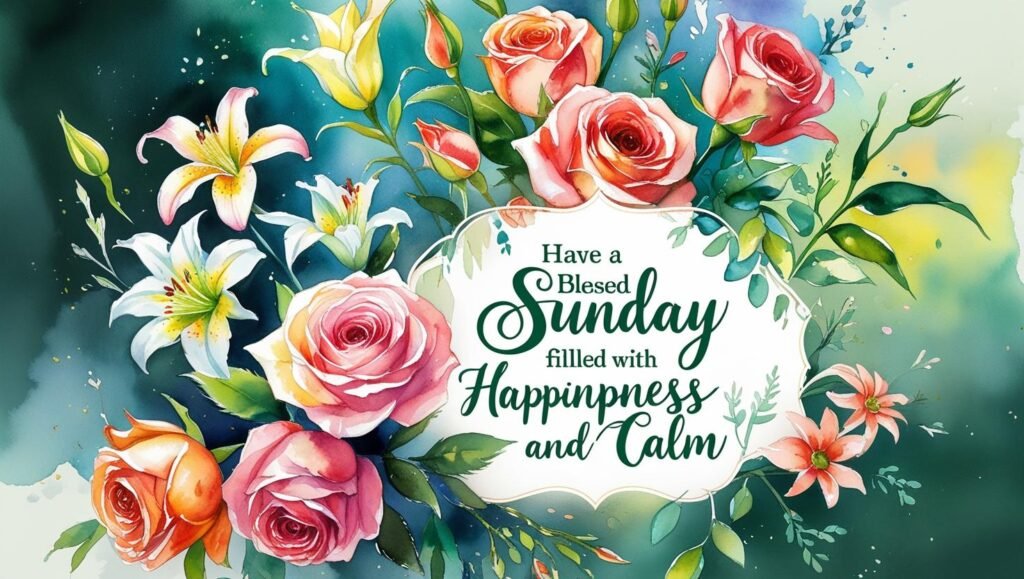 Good Morning Sunday Blessings