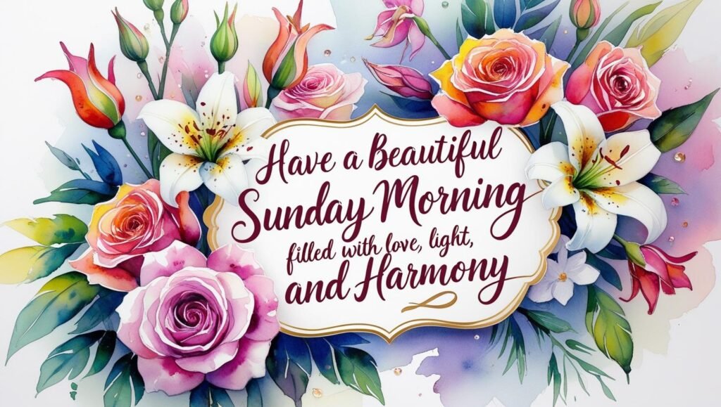 Good Morning Sunday Blessings