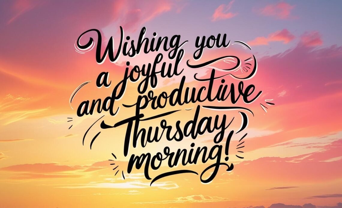 Good Morning Thursday Blessings