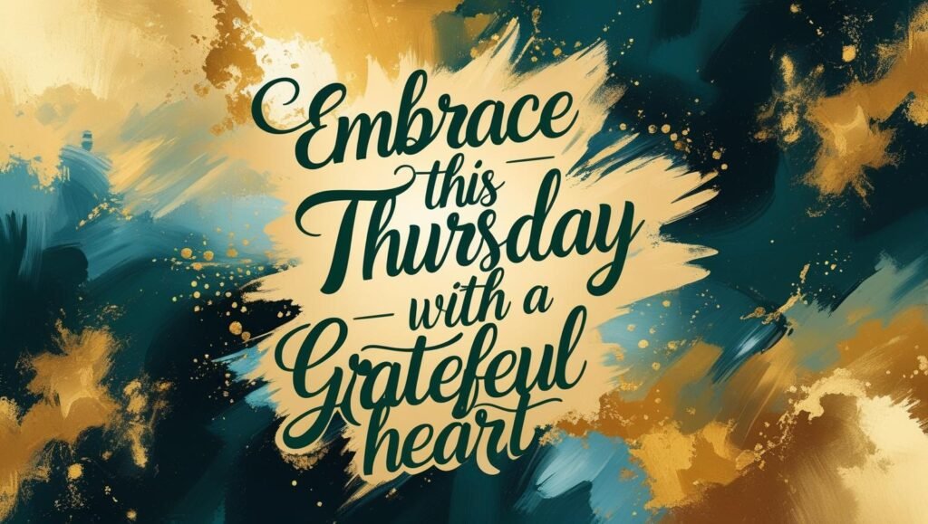 Good Morning Thursday Blessings