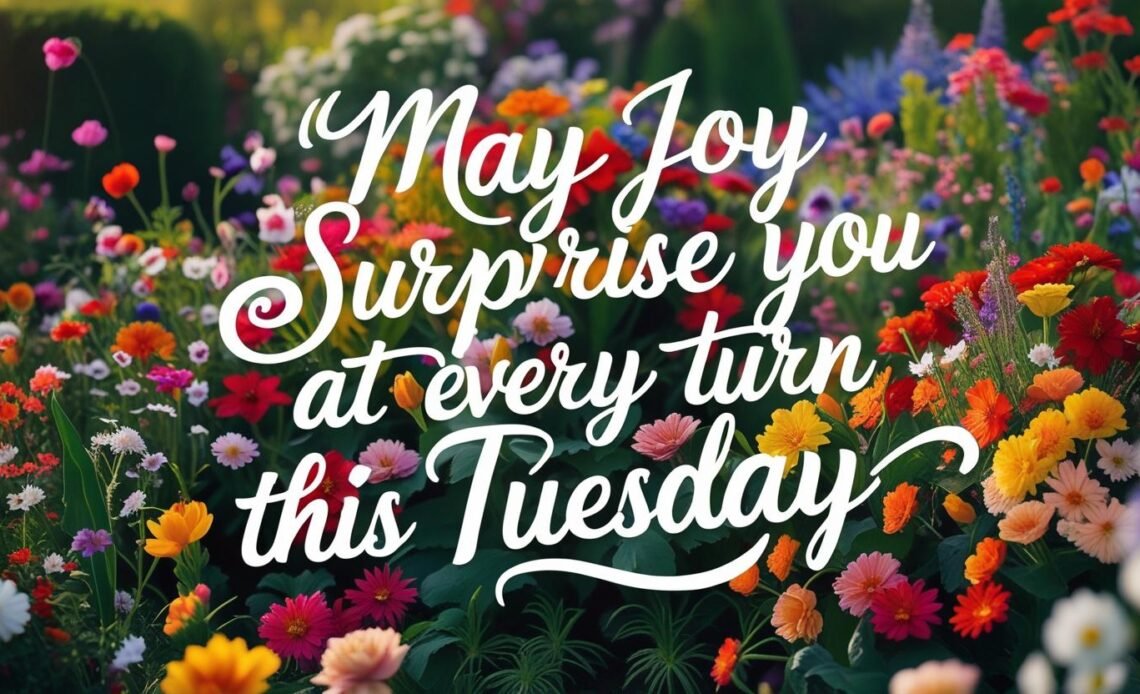 Good Morning Tuesday Blessings