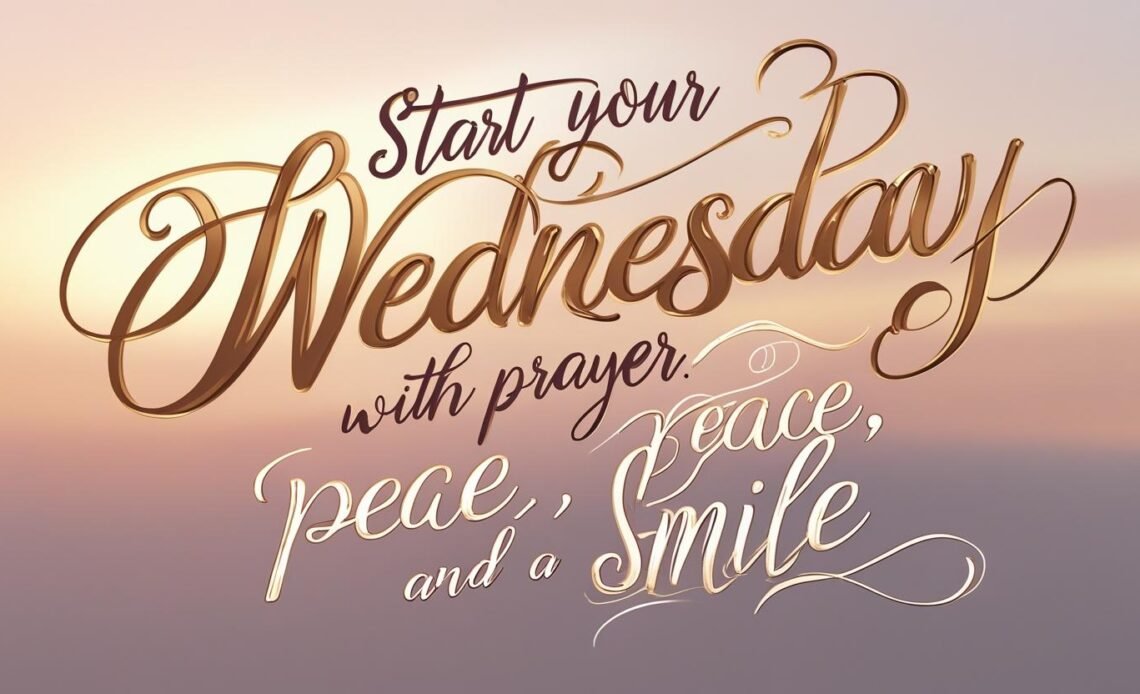 Good Morning Wednesday Blessings