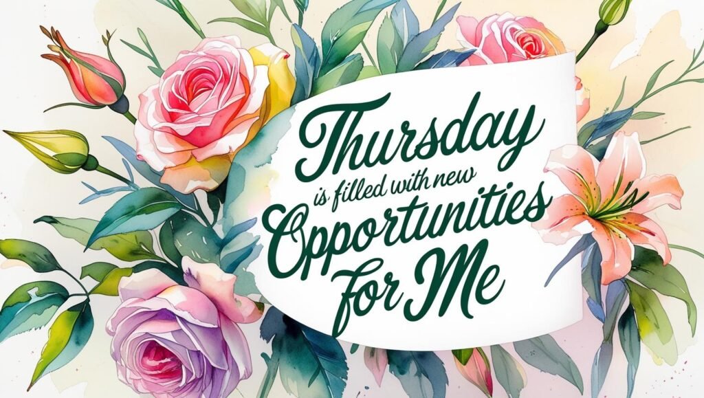 Thursday Affirmations