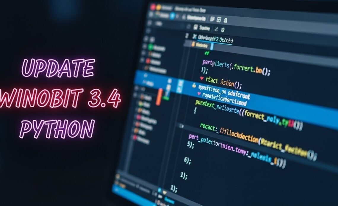 Winobit3.4 Python update via pip command
